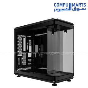Cooler Master MasterFrame 360 PANORAMA mid tower case tempered glass ATX BTF support