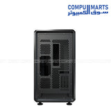 Mid tower enclosure with USB 3.2 Gen1 ports and USB 4 Type-C connectivity offered through Compumarts Egypt