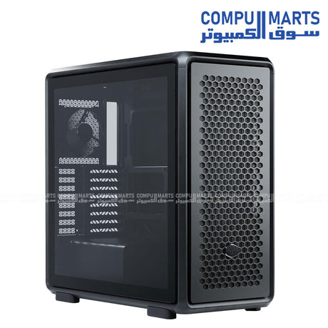 Cooler Master MasterFrame 600 Black Mid Tower Case Tempered Glass
