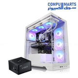 Cooler Master HAF 500 case with 850W Gold V3 ATX 3.1 power supply combo