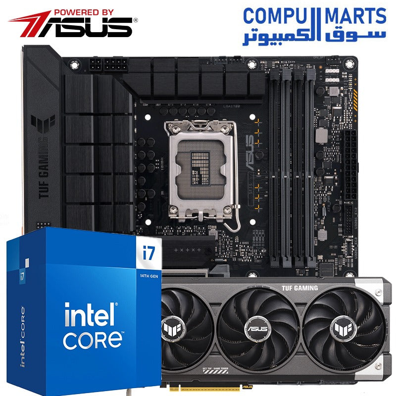 Core i7-14700F – RTX 5060 Ti 16GB – ASUS TUF B760M-PLUS II – Compumarts Gaming PC Build