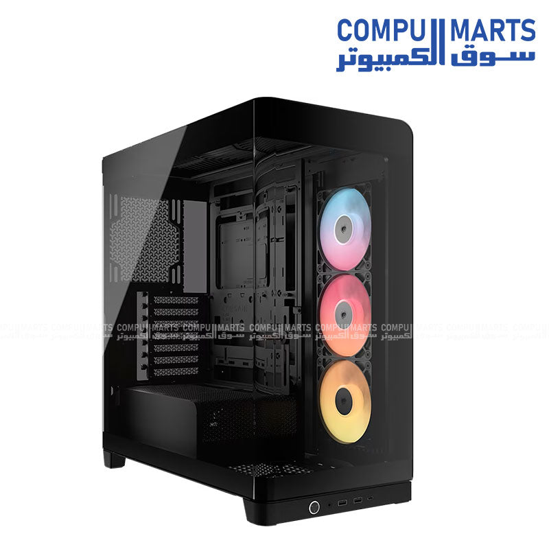 Corsair 4500X RS R ARGB panoramic glass gaming PC case black mid tower with RGB fans