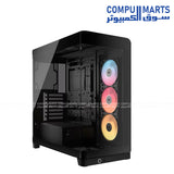 Corsair 4500X RS R ARGB panoramic glass gaming PC case black mid tower with RGB fans