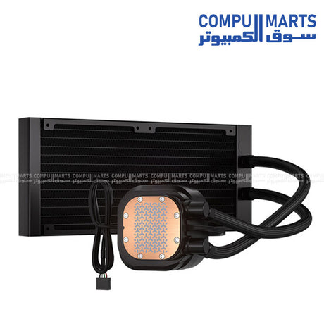 Corsair NAUTILUS 240 RS LCD liquid CPU cooler 240mm radiator