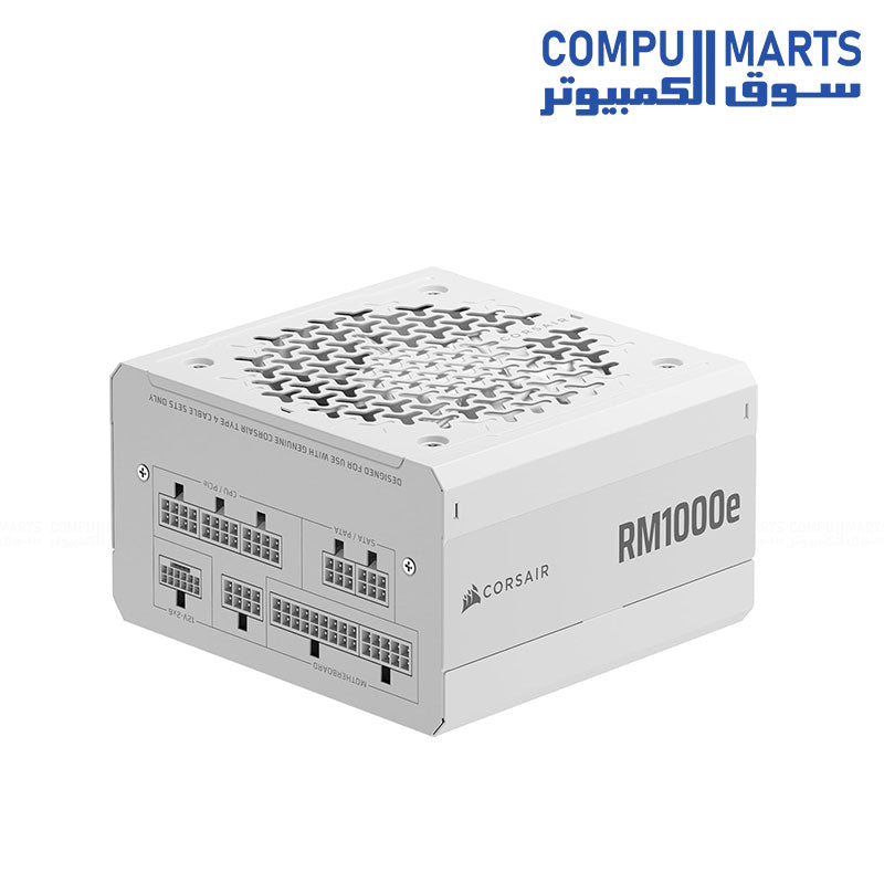 Corsair RM1000e 1000W PSU - 80 Plus Gold - ATX 3.1 - Fully Modular - 7 Years Warranty