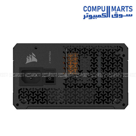 Corsair RM750e 750W fully modular ATX 3.1 PSU PCIe 5.1 12V-2x6 gold power supply