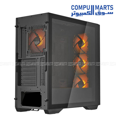 Uniface RGB + ATLAS 750 – PC Case Bundle – Cougar – mid tower ARGB case with 750W 80+ Bronze PSU
