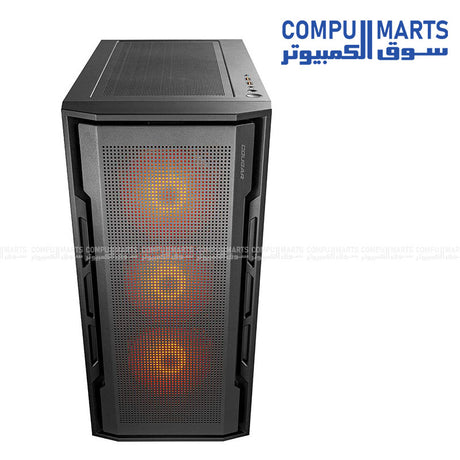 Uniface RGB + ATLAS 750 – PC Case Bundle – Cougar – mid tower ARGB case with 750W 80+ Bronze PSU
