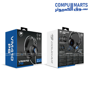 Cougar -VM410- Tournament -Edition- gaming -headset -53mm- graphene- drivers and- 9.7mm cardioid -microphone 