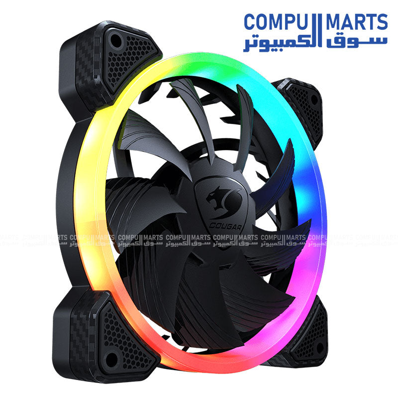 VORTEX ARGB VK120 – Case Fan – Cougar – 120mm ARGB fan with hydro dynamic bearing 1500RPM