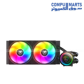 Poseidon Elite ARGB – Liquid CPU Cooler – Intel AMD – RGB Fans – 240mm or 360mm Radiator – High-Performance Cooling