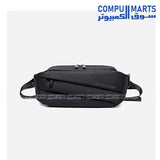 YB00029 black water-resistant waist and chest bag