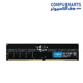 Crucial 16GB DDR5 5600MHz UDIMM Desktop RAM – High-Speed Memory for PC Upgrade – Egypt

