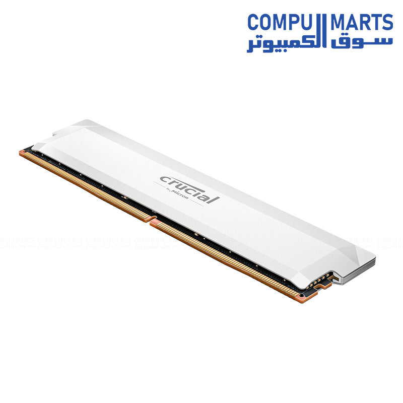 Crucial Pro 64GB DDR5 6000MHz White RGB Overclocking Desktop Memory Module