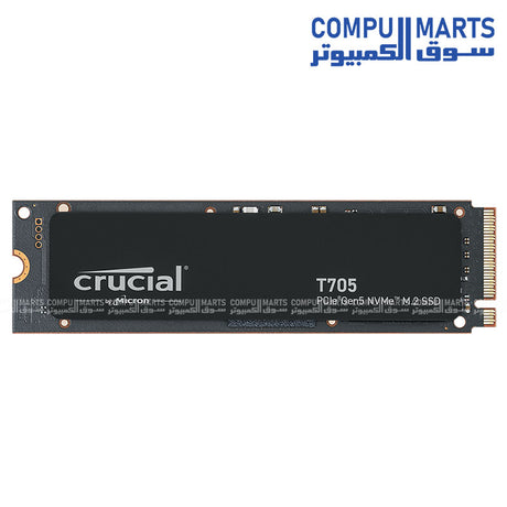 Crucial T705 2TB NVMe SSD – M.2 Storage – Crucial – PCIe Gen5 14.5GB/s