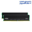 Crucial Pro 32GB DDR4 3200 UDIMM desktop RAM kit 2x16GB CL22 high performance memory black