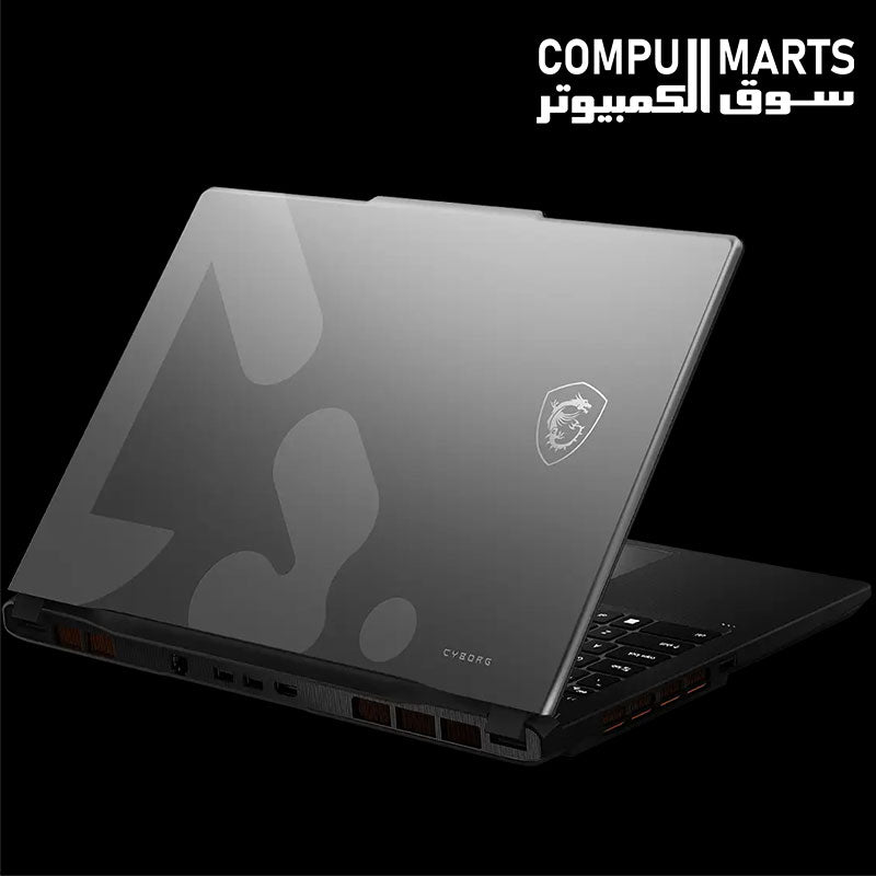 MSI Cyborg 15 Max C13WF-020EG Gaming Laptop with 100W Maximum Graphics Power