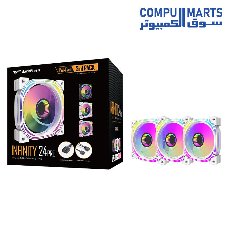 INFINITY-24-PRO-CASE-FAN-DARKFLASH-ARGB-WHITE