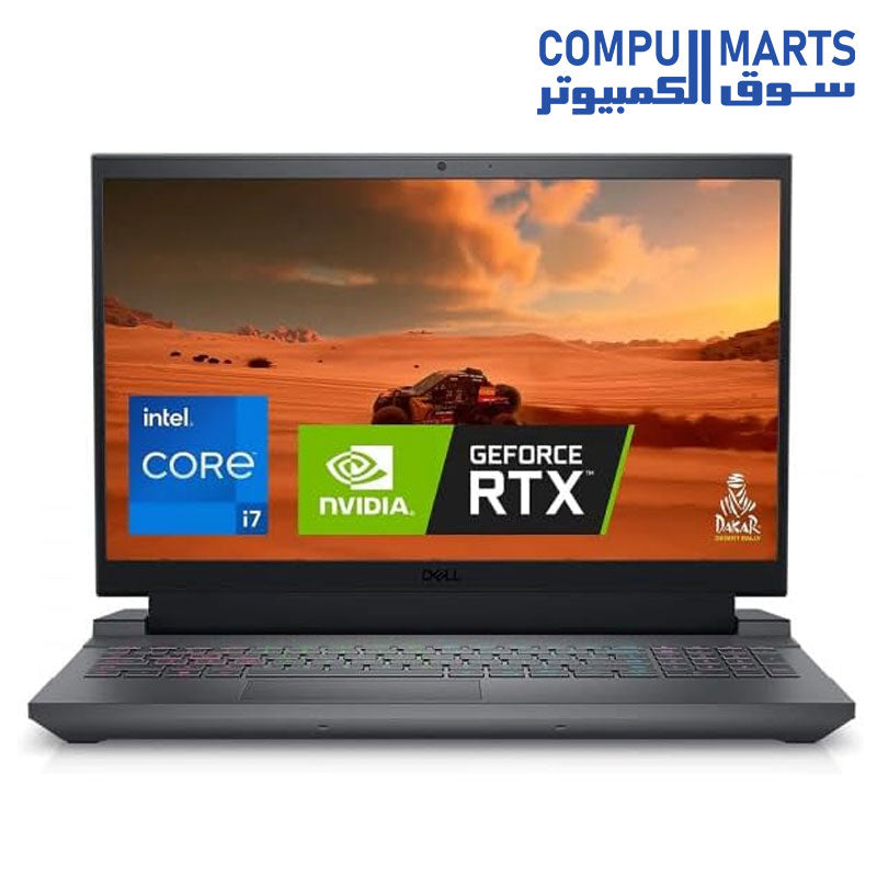 G15 5530-Gaming Laptop-DELL-Intel-Core-i7-13650HX-RTX 4050-6GB-16GB-DDR5-512GB