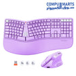 Meetion Director C2 Wireless and Bluetooth Dual Mode Ergonomic Keyboard and Mouse Combo black rechargeable design