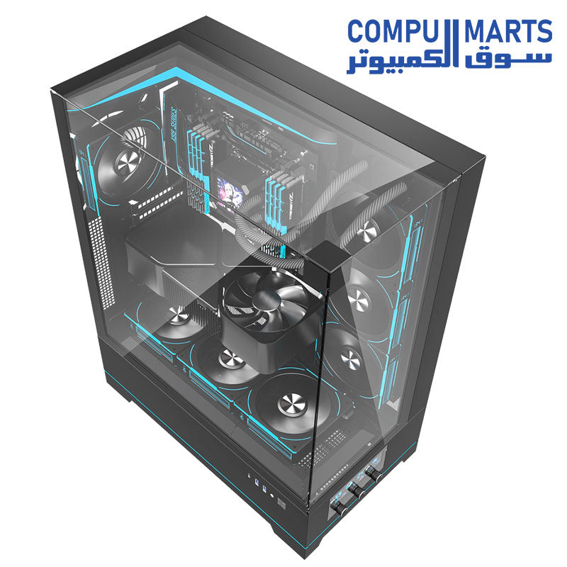 Darkflash DY450L Pro ATX PC Case – Compumarts Egypt