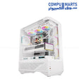 darkFlash DY460 mid tower case with USB 3.2 Gen 2 Type-C, tempered glass design and extensive cooling support from Compumarts