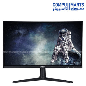 Dahua DHI LM27 E240C 27 inch curved gaming monitor with 240Hz refresh rate, VA panel and 1500R curve for immersive gaming