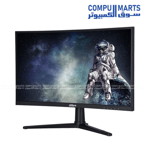 Dahua DHI LM27 E240C 27 inch curved gaming monitor with 240Hz refresh rate, VA panel and 1500R curve for immersive gaming
