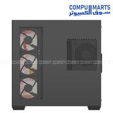 Included DarkFlash EMT850 850W 80 Plus Bronze non-modular PSU with the C280 case and OC2 ARGB fan hub