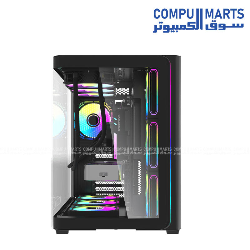 DarkFlash L285 ATX PC Case with 0.7mm SPCC steel structure
