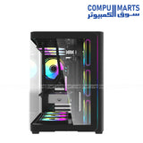 DarkFlash L285 ATX PC Case with 0.7mm SPCC steel structure