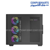 DarkFlash L285 ATX PC Case with 0.7mm SPCC steel structure
