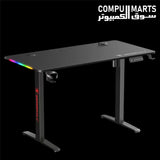 Deadskull RGB Electric Height-Adjustable Gaming Desk 120 × 60cm