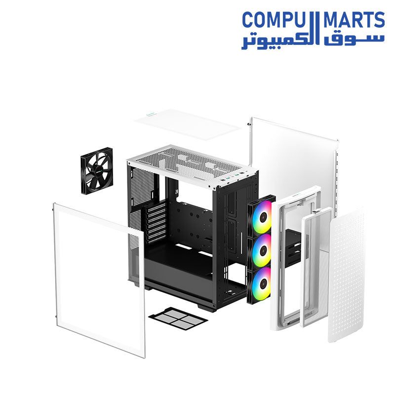 Deepcool FRONT PANEL/STEEL/GLASS FOR CK560