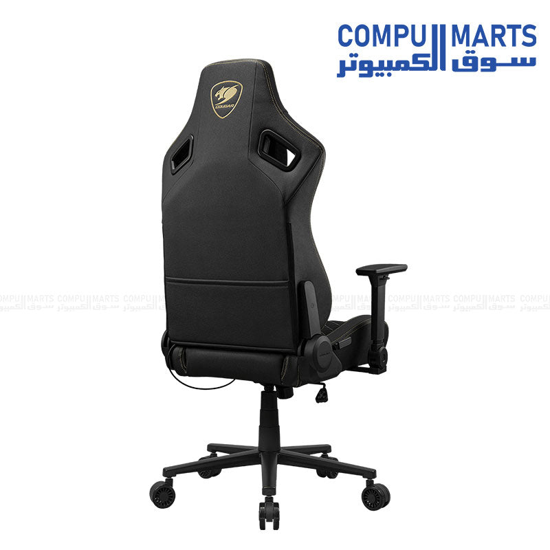 COUGAR Defensor ergonomic gaming chair with 4D folding armrests