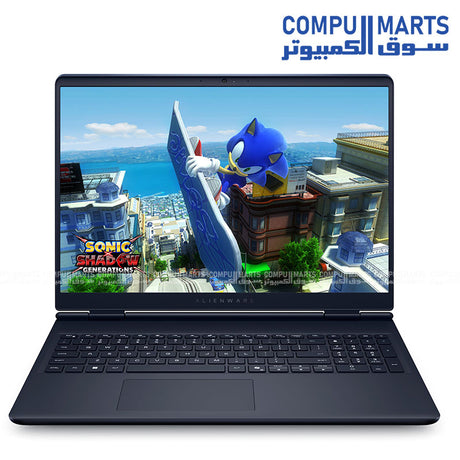 Dell Alienware 16 Aurora Gaming Laptop – Intel Core 7 240H, RTX 5060 8GB, 16GB DDR5 RAM, 512GB SSD, 16" WQXGA 120Hz, Windows 11