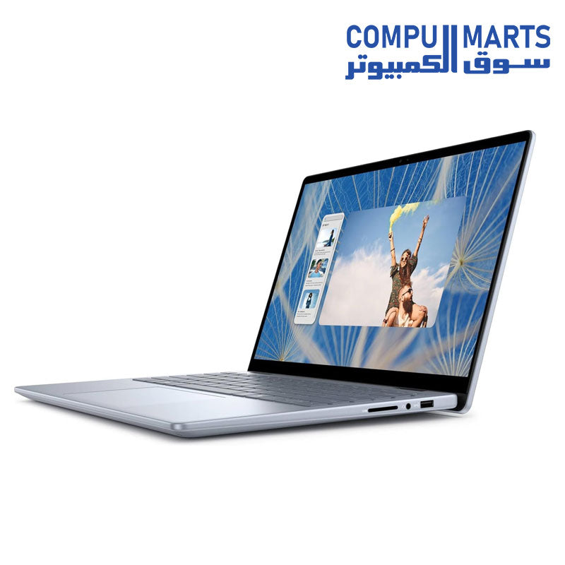 Dell Inspiron 14 7440 2-in-1 Convertible – Intel Core i5-120U, 14" FHD+ Touch (1920x1200), Intel Integrated Graphics, 8GB DDR5, 512GB SSD, Win11 – Ice Blue Aluminum