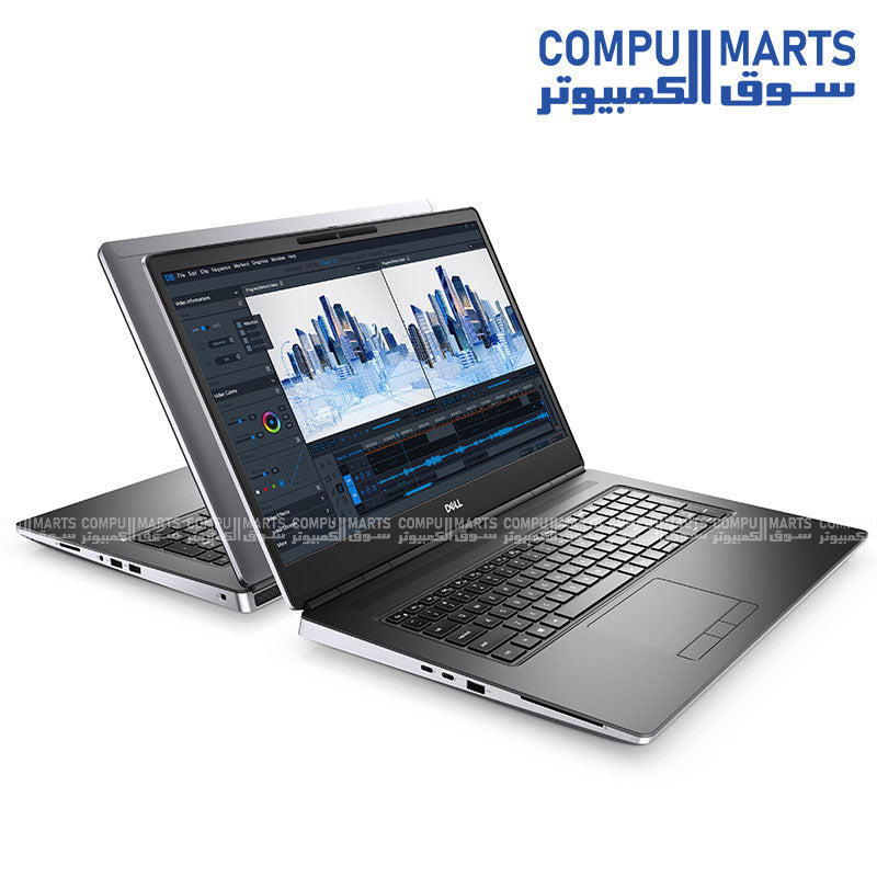 Used Dell Precision 7760 Workstation i7-10750H 32GB 512GB SSD RTX 4000 17.3 FHD Laptop