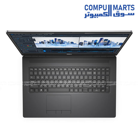 Used Dell Precision 7760 Workstation i7-10750H 32GB 512GB SSD RTX 4000 17.3 FHD Laptop