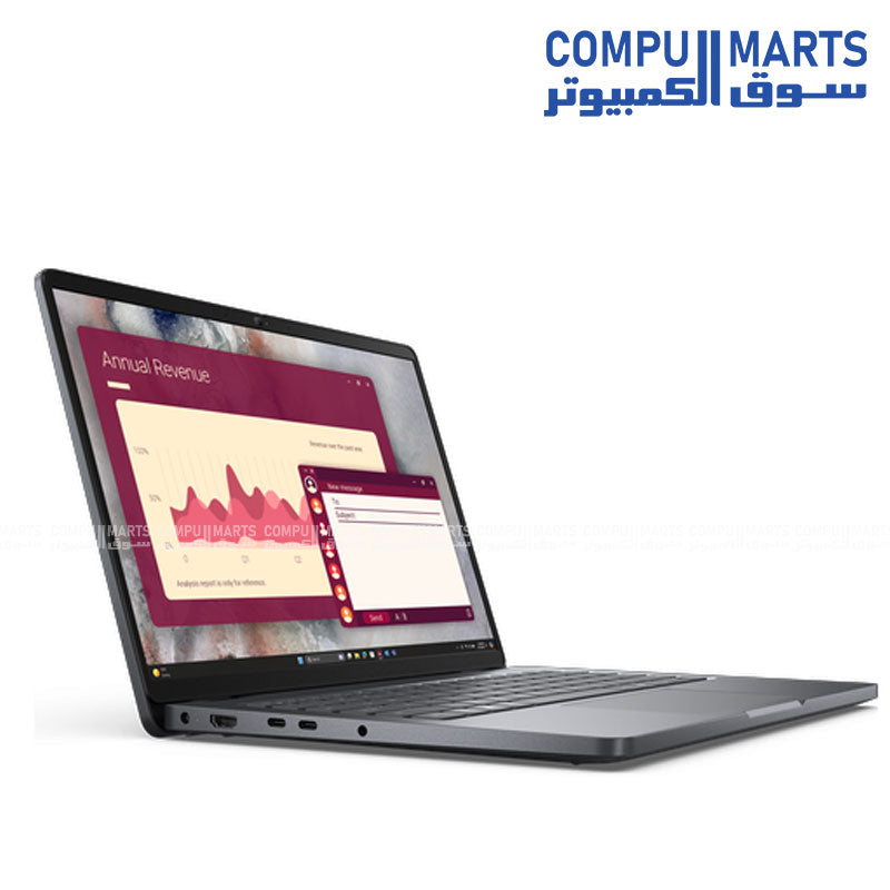 Dell Pro 14 Laptop with Intel Core 5 120U, 8GB RAM, 512GB SSD, and 14-inch FHD+ Display in Magnetite Color