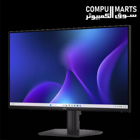 Black Dell Pro E2426H flat IPS monitor with anti-glare screen and adjustable tilt stand