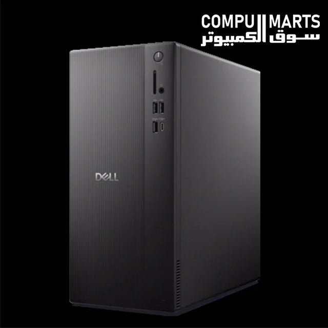 Dell QVT1260 tower computer with 8GB DDR5 memory running at 4800 MT/s and 512GB M.2 PCIe NVMe SSD