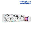 Elite Vision 360 ARGB White liquid CPU cooler 360mm radiator Intel AMD ARGB PWM pump gaming cooling system