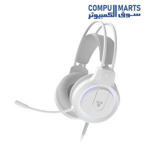FANTECH HQ53 over-ear gaming headset featuring 50 mm drivers