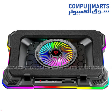Fantech NC22 Notebook Cooler laptop cooling pad with 140140 mm fan and RGB 10 Modes lighting