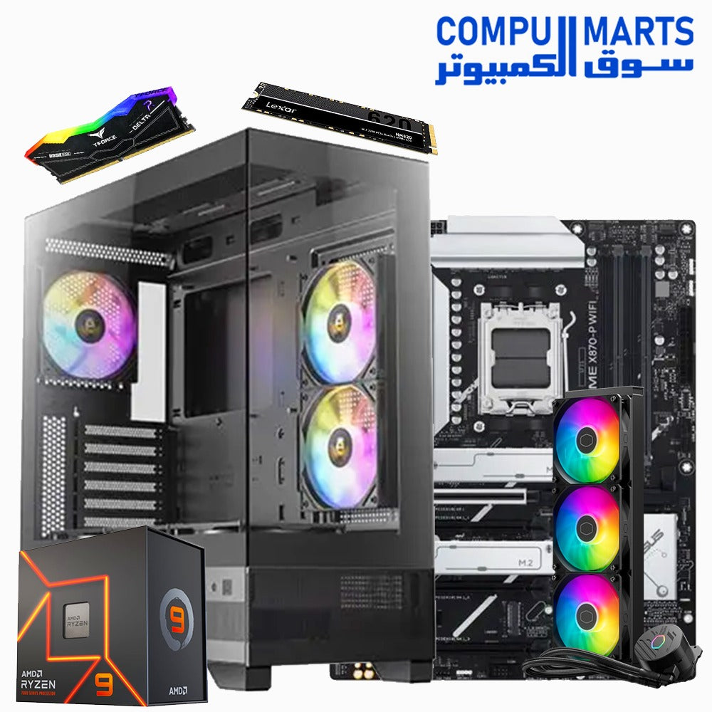 FLEX 1 Gaming PC – Intel Core i9-14900KF, Z790, 32GB DDR5, 2TB NVMe, Optional RTX 5070 / 5070 Ti / 5080