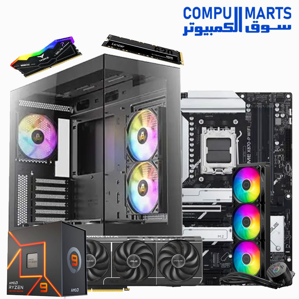 FLEX 1 Gaming PC – Intel Core i9-14900KF, Z790, 32GB DDR5, 2TB NVMe, Optional RTX 5070 / 5070 Ti / 5080