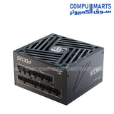 Seasonic Focus GX-1000 ATX 3.1 1000W power supply designed for high-efficiency gaming and workstation PC builds with stable power delivery and modern ATX 3.1 support
