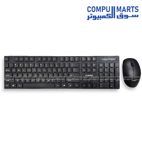 FOREV FV-W806 2.4G wireless keyboard and mouse set black