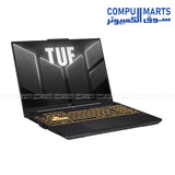 ASUS TUF Gaming F16 FX607VU laptop with Intel Core 7 processor and RTX 4050, 16-inch FHD+ 144Hz display